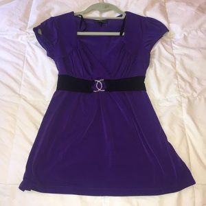 Women’s purple dress shirt
